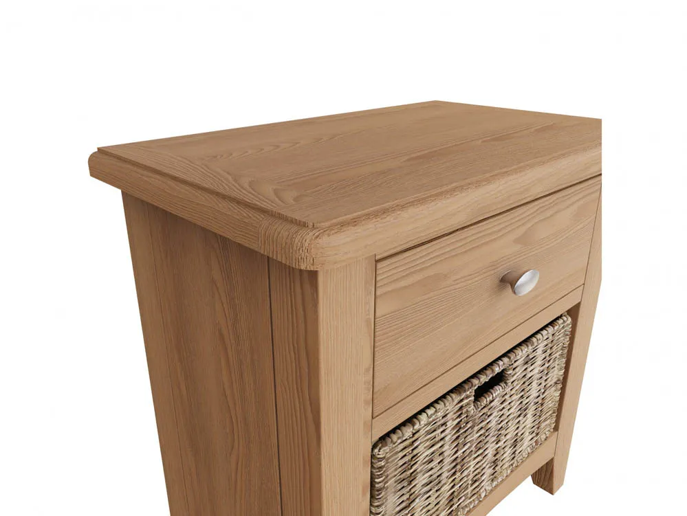 Kenmore Kenmore Dakota Oak 1 Drawer Large Lamp Table (Assembled)