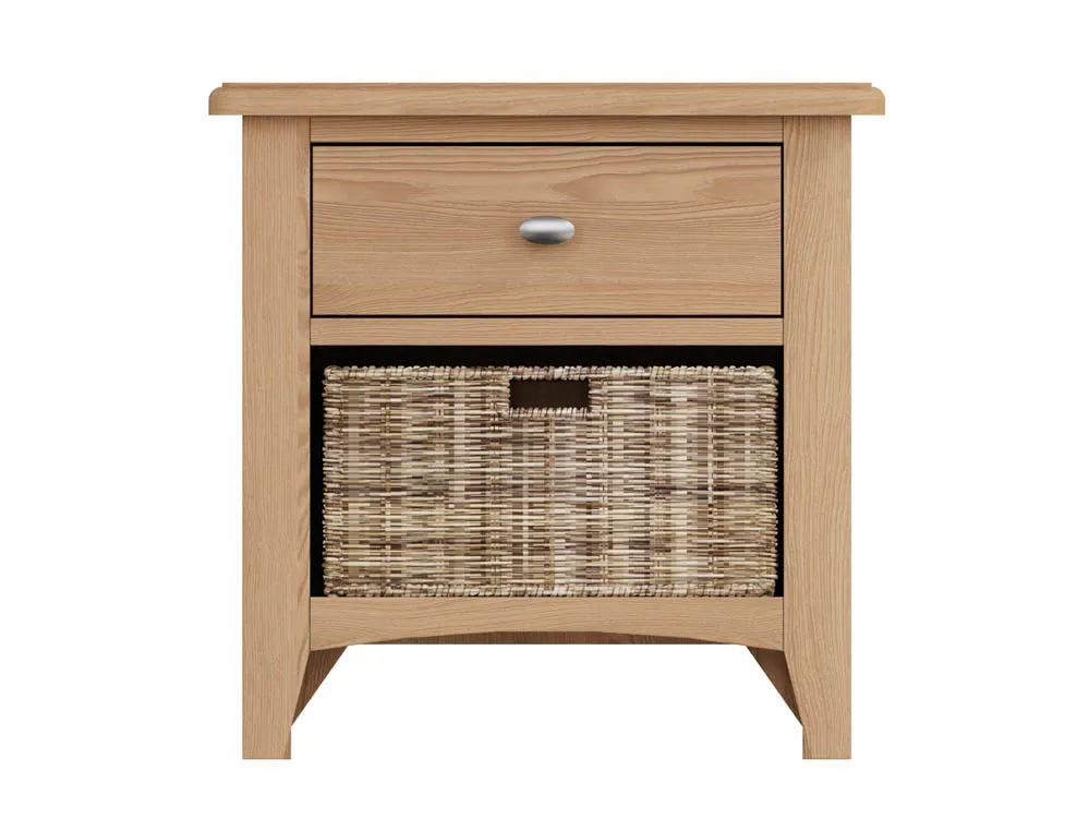 Kenmore Kenmore Dakota Oak 1 Drawer Large Lamp Table (Assembled)