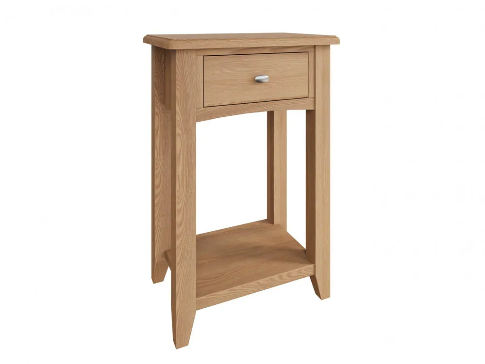 Kenmore Kenmore Dakota Oak 1 Drawer Tall Lamp Table (Assembled)