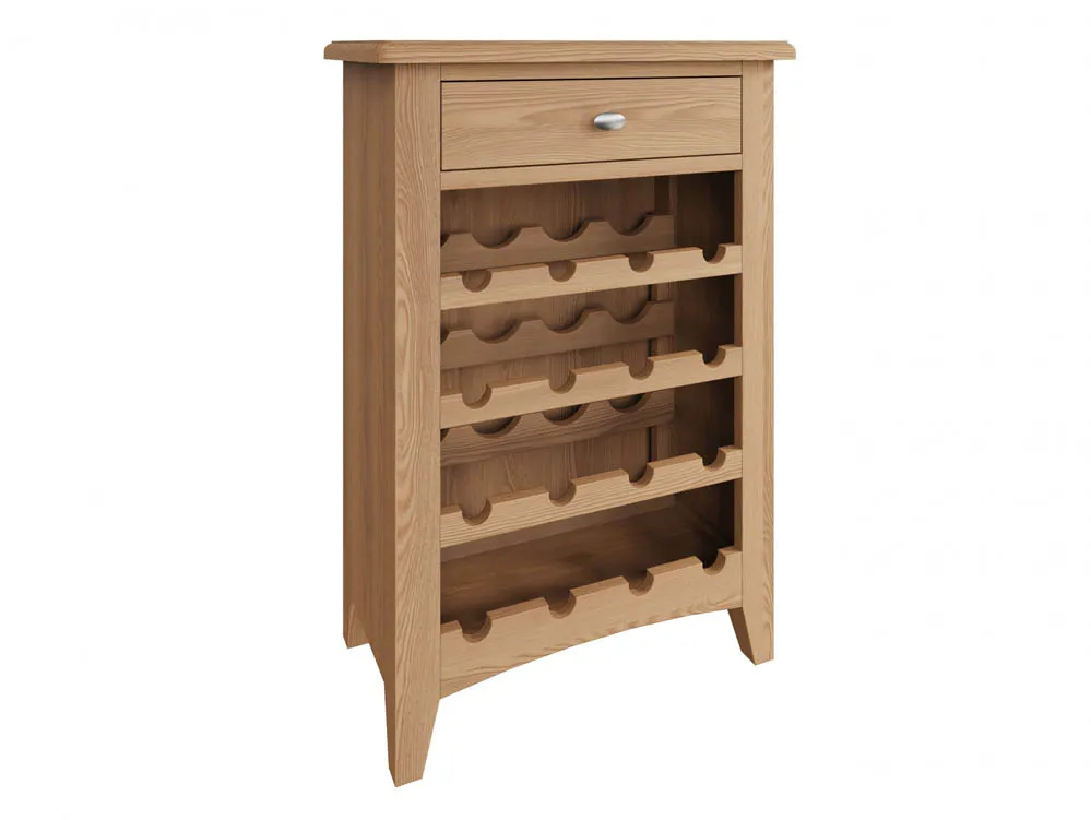 Kenmore Kenmore Dakota Oak 1 Drawer Wine Cabinet (Assembled)