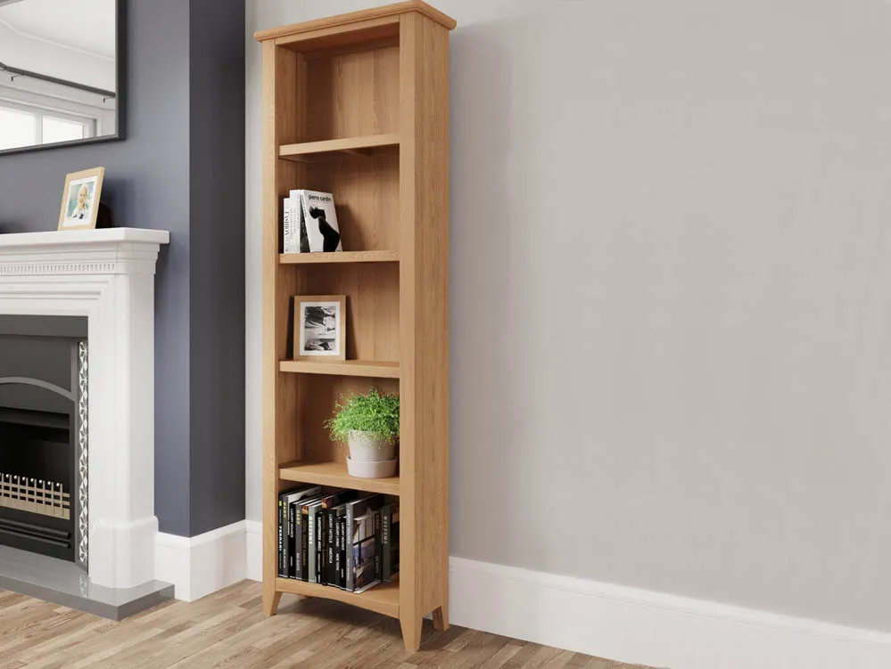 Kenmore Kenmore Dakota Oak Large Bookcase (Assembled)