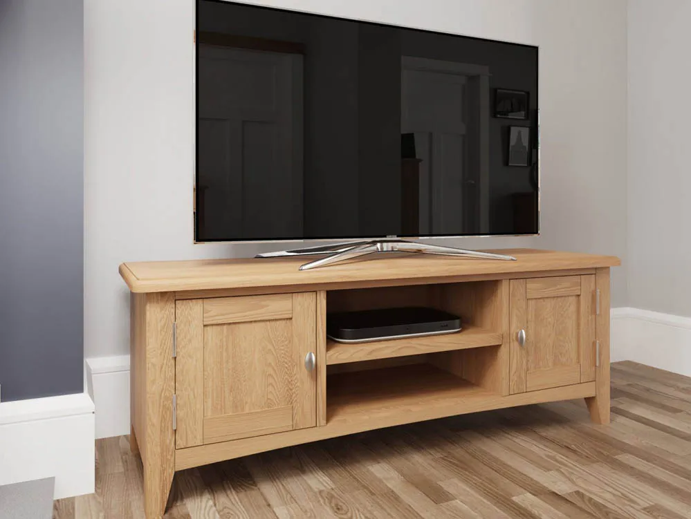 Kenmore Kenmore Dakota Oak 2 Door Large TV Cabinet (Assembled)