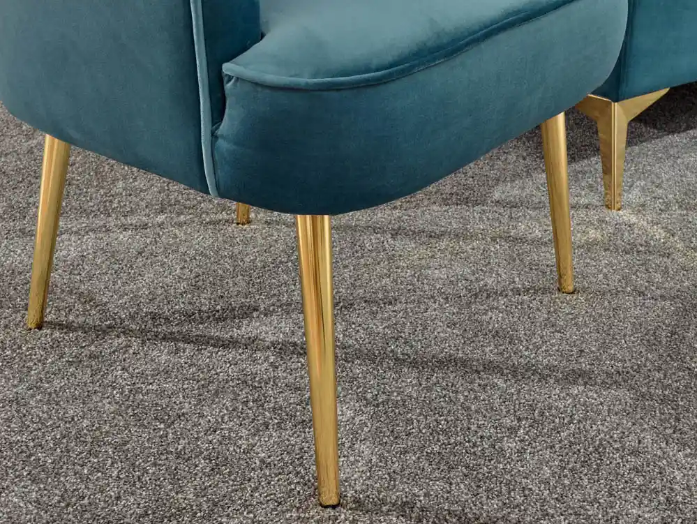 GFW GFW Pettine Teal Fabric Accent Chair