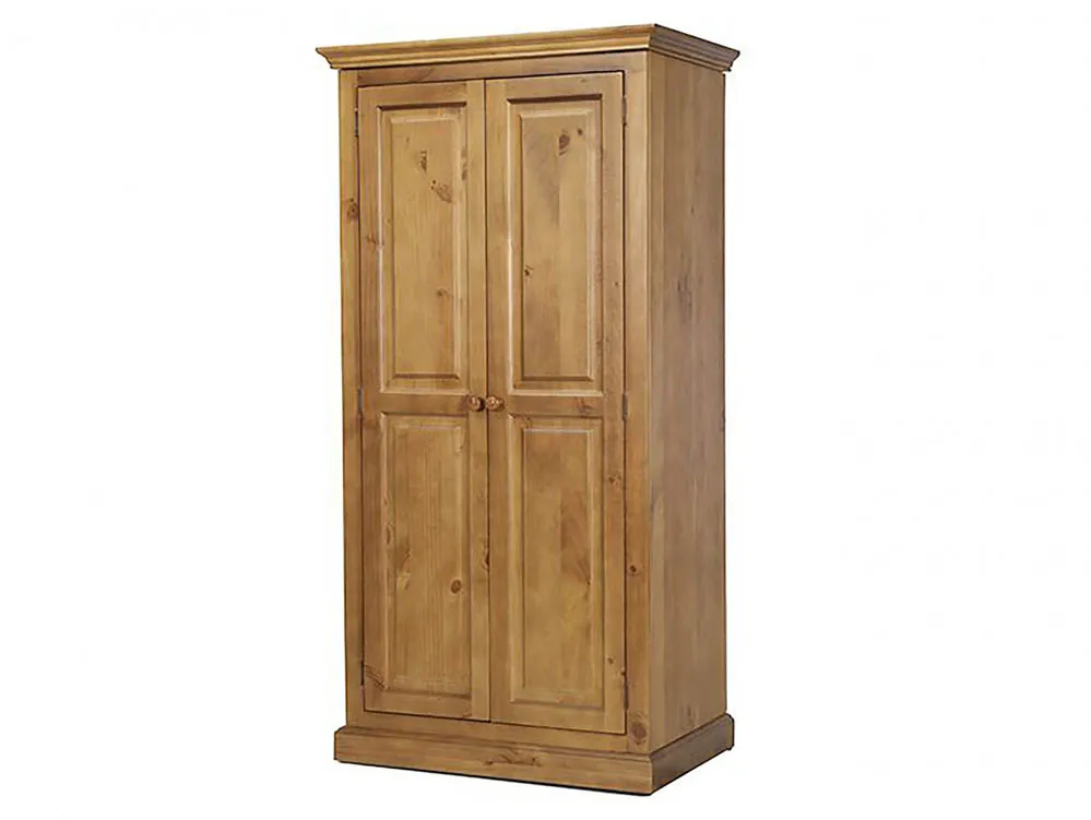 Archers Archers Berwick 2 Door Pine Wooden Double Wardrobe (Part Assembled)