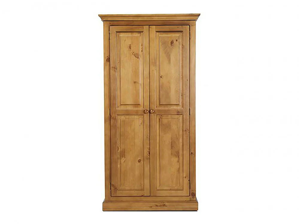 Archers Archers Berwick 2 Door Pine Wooden Double Wardrobe (Part Assembled)