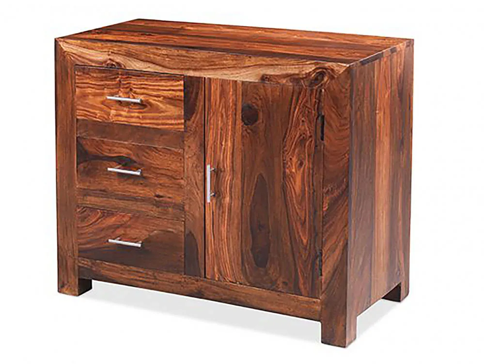 Archers Archers Santa Clara 1 Door 3 Drawer Acacia Compact Wooden Sideboard (Assembled)