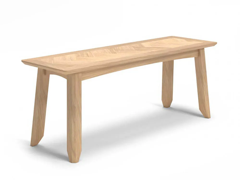 Archers Archers Oslo 114cm Light Oak Wooden Dining Bench