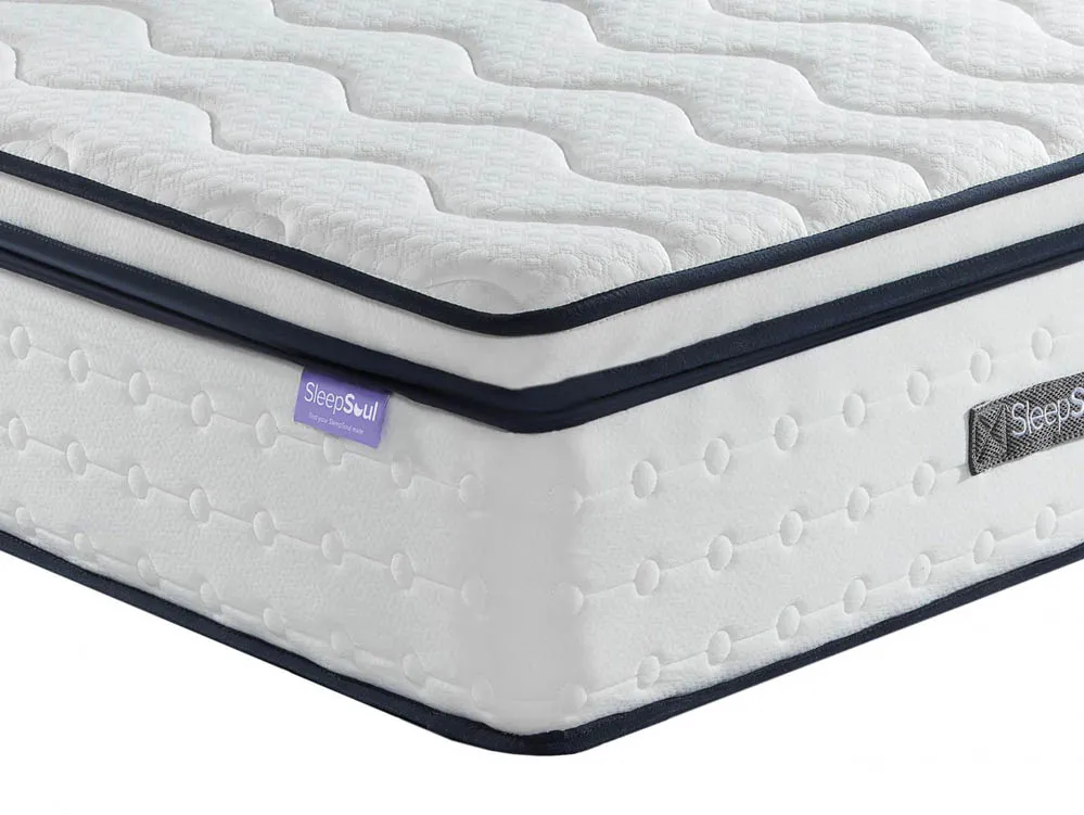 SleepSoul SleepSoul Space Memory Pocket 2000 Pillowtop 4ft6 Double Mattress in a Box