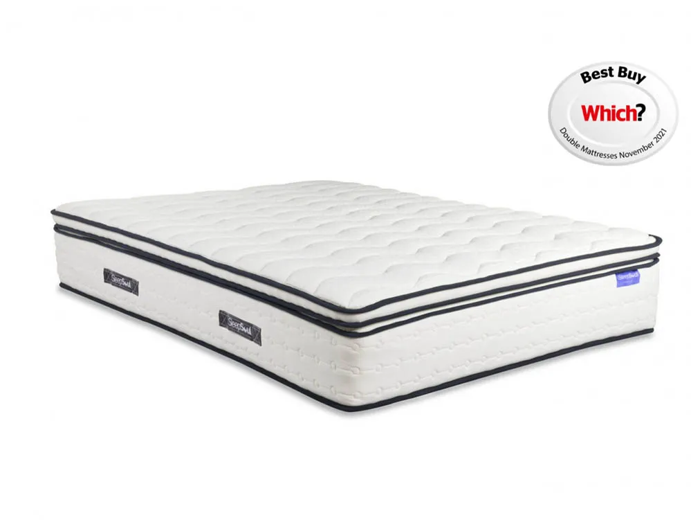 SleepSoul SleepSoul Space Memory Pocket 2000 Pillowtop 5ft King Size Mattress in a Box