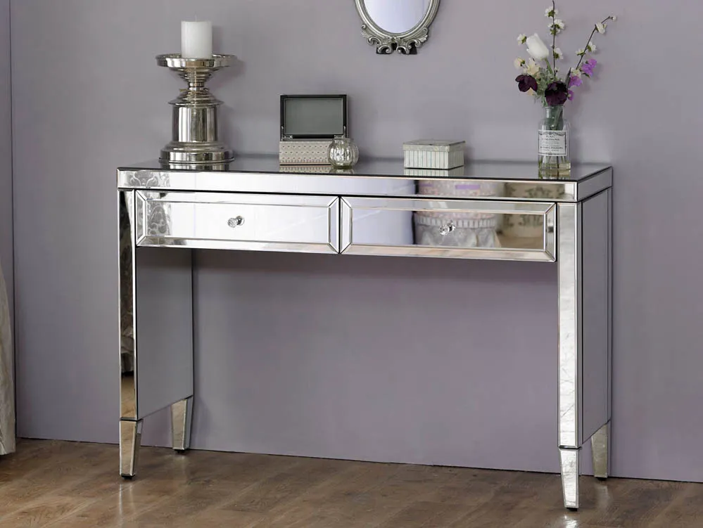 Birlea Furniture & Beds Birlea Valencia Mirrored 2 Drawer Sideboard