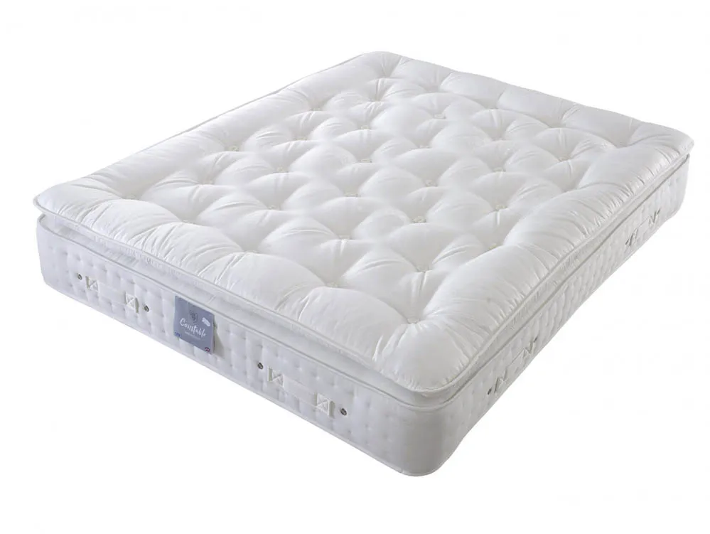 Shire Shire Artisan Thames Latex Pocket 5000 Pillowtop 2ft6 Small Single Mattress