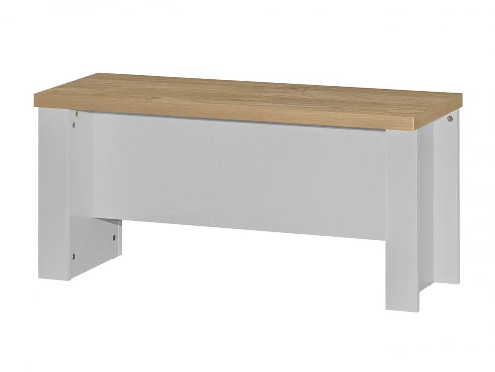 Birlea Furniture & Beds Birlea Highgate Grey and Oak Dining Table and 2 Bench Set