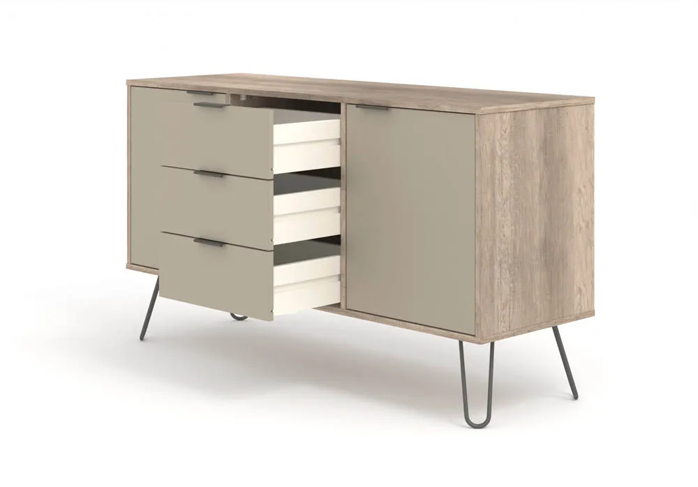 Core Products Core Augusta Driftwood and Calico Medium Sideboard with 2 Door 3 Drawer