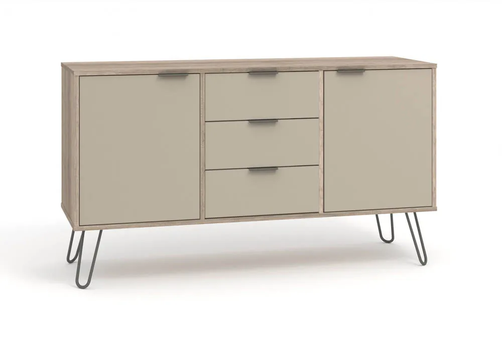 Core Products Core Augusta Driftwood and Calico Medium Sideboard with 2 Door 3 Drawer