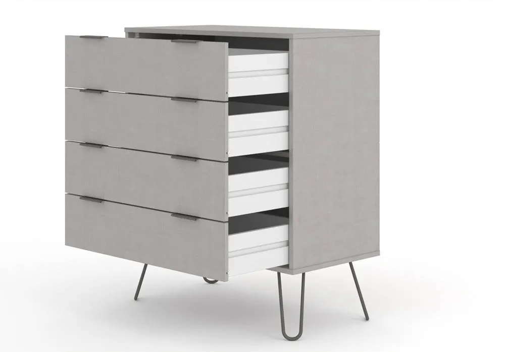 Core Products Core Augusta Grey 4 Drawer Chest of Drawers