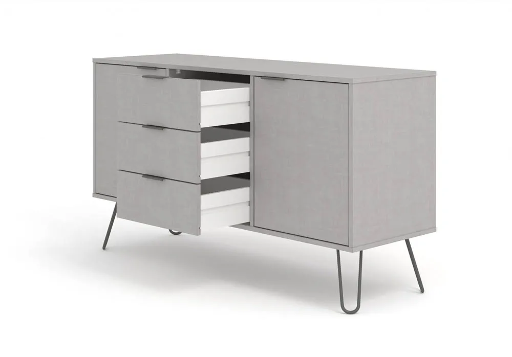 Core Products Core Augusta Grey Medium Sideboard with 2 Door 3 Drawer