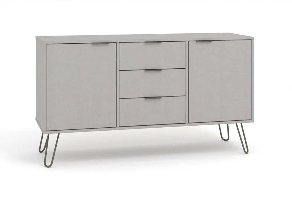 Core Products Core Augusta Grey Medium Sideboard with 2 Door 3 Drawer