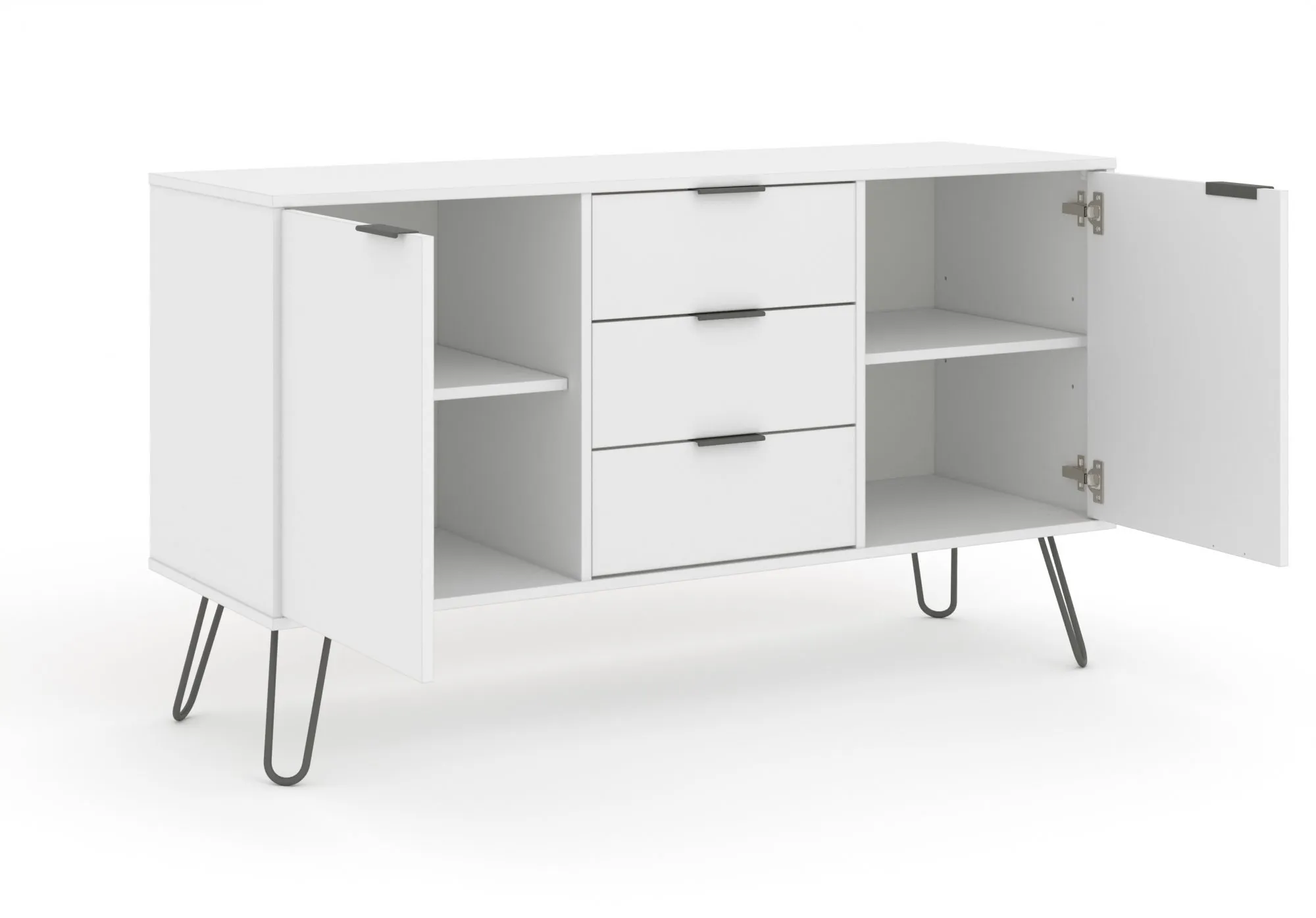 Core Products Core Augusta White Medium Sideboard with 2 Door 3 Drawer