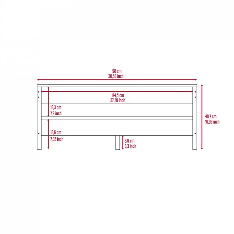 Core Products Core Brooklyn Pine Effect Coffee Table