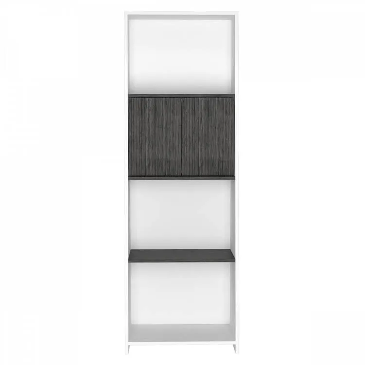 Core Products Core Dallas White and Grey Oak Bookcase