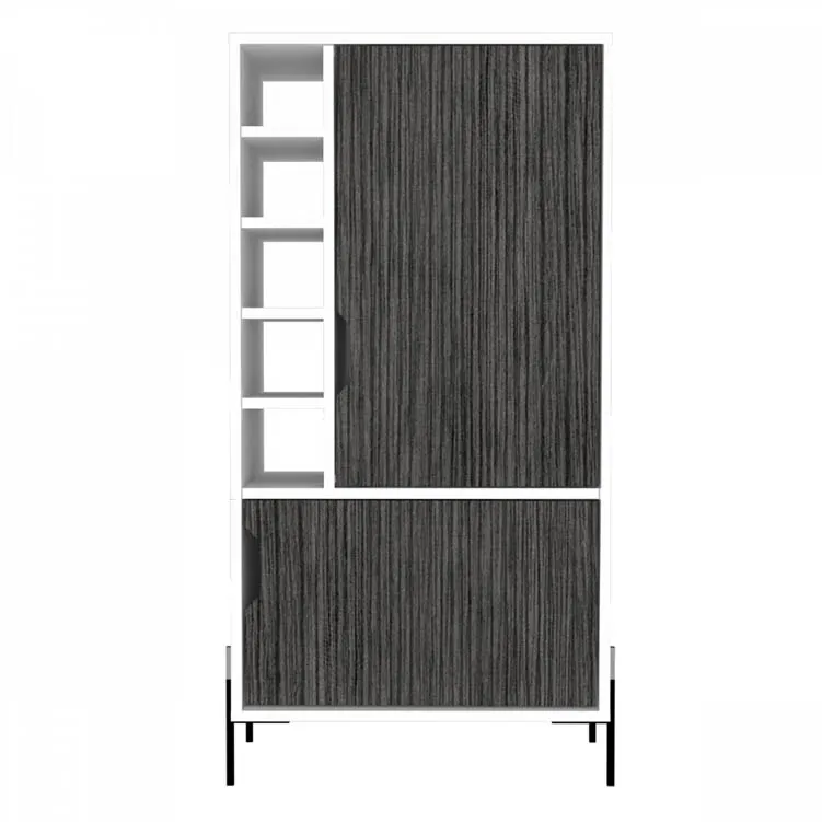 Core Products Core Dallas White and Grey Oak Drinks and Storage Bar