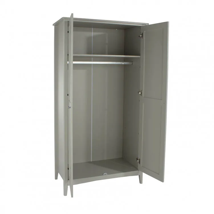 Core Products Core Como Light Grey 2 Door Wardrobe