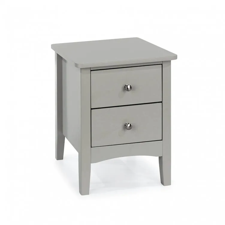 Core Products Core Como Light Grey 2 Petite Drawer Bedside Table