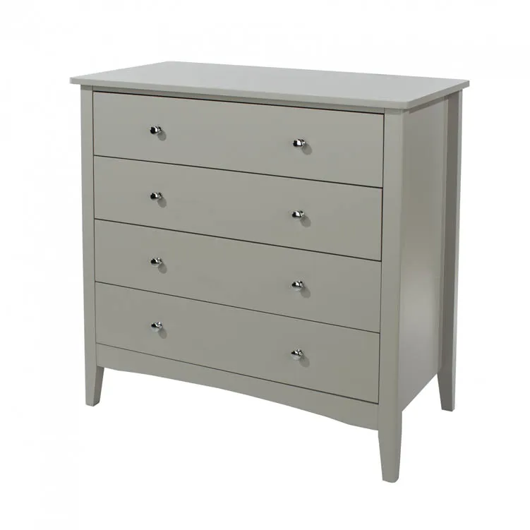 Core Products Core Como Light Grey 4 Drawer Chest of Drawers