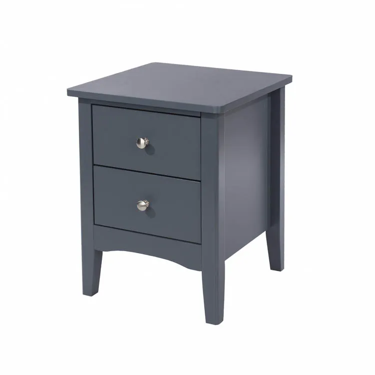 Core Products Core Como Midnight Blue 2 Drawer Petite Bedside Table