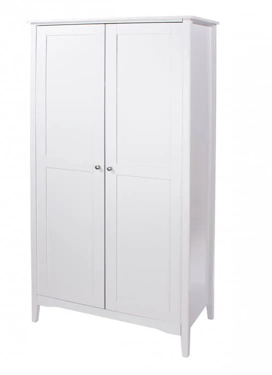 Core Products Core Como White 2 Door Wardrobe