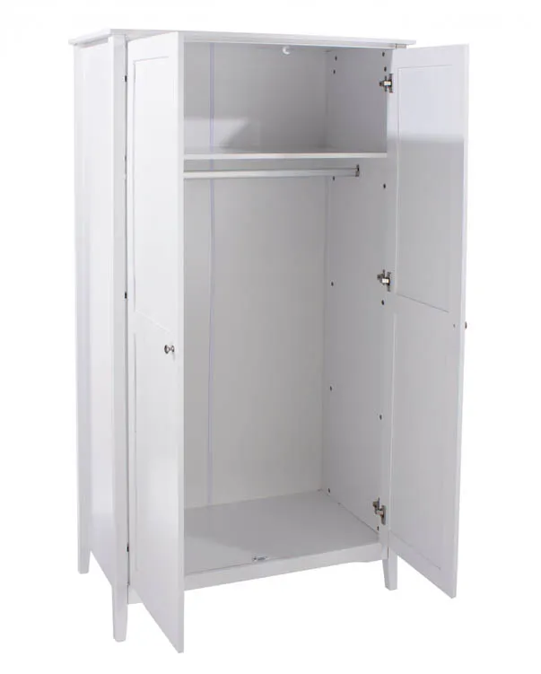 Core Products Core Como White 2 Door Wardrobe