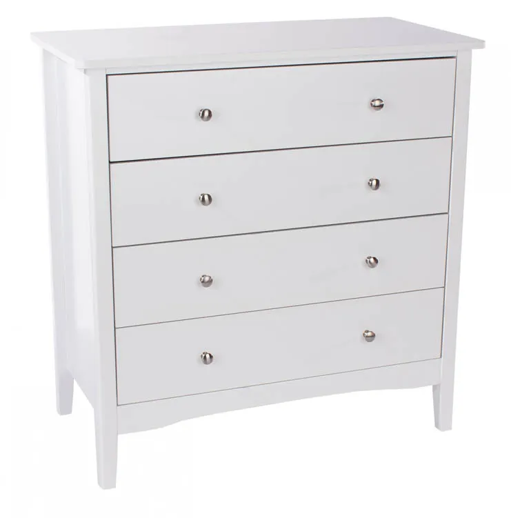 Core Products Core Como White 5 Drawer Chest of Drawers