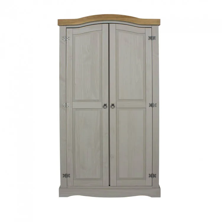 Core Products Core Corona Grey and Pine 2 Door Wardrobe