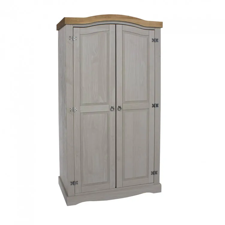 Core Products Core Corona Grey and Pine 2 Door Wardrobe