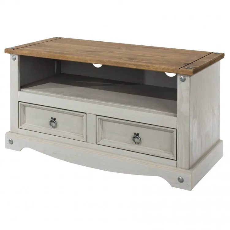 Core Products Core Corona Grey and Pine Flat Screen TV Unit