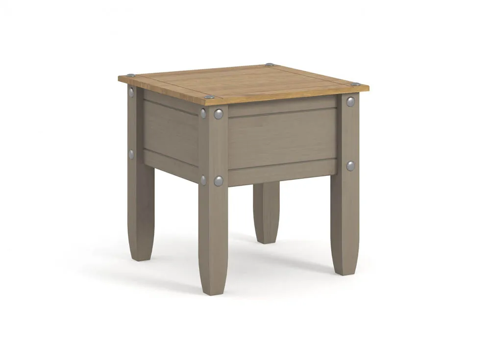 Core Products Core Corona Grey and Pine Lamp Table