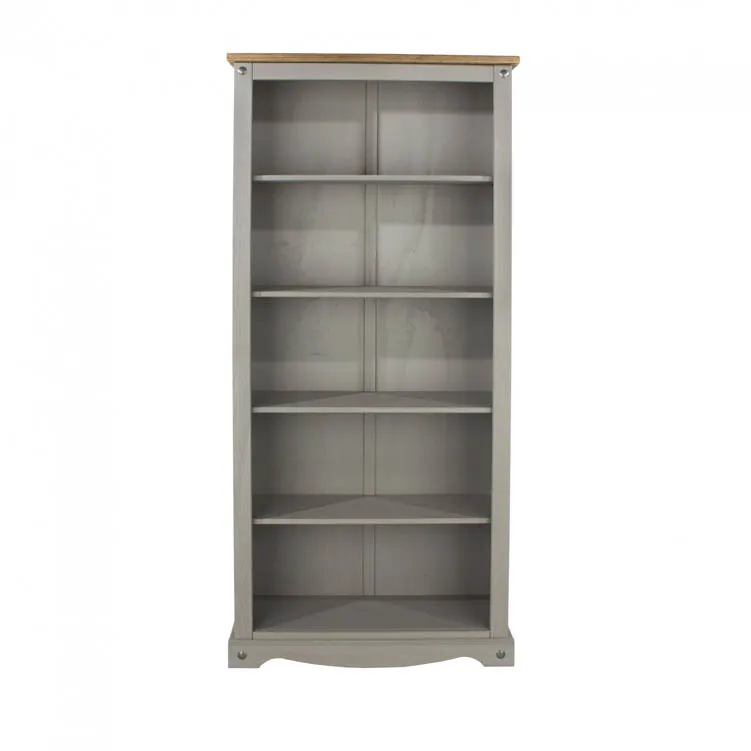 Core Products Core Corona Grey and Pine Tall Bookcase