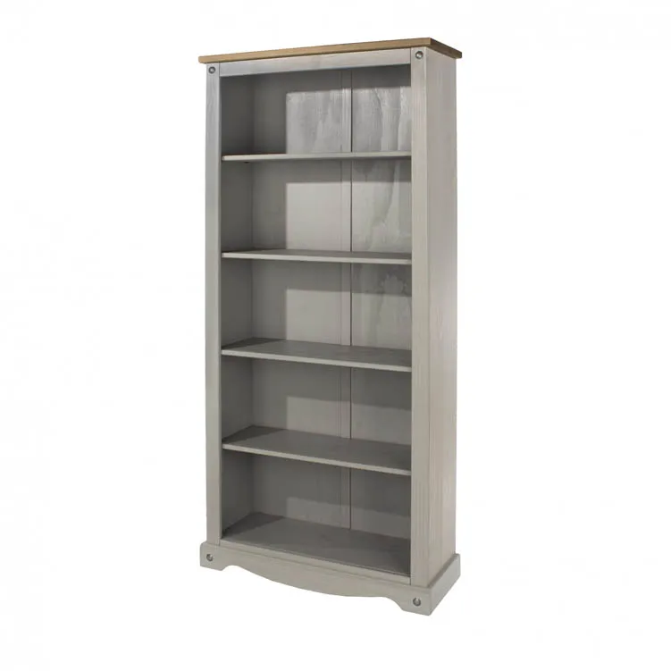 Core Products Core Corona Grey and Pine Tall Bookcase