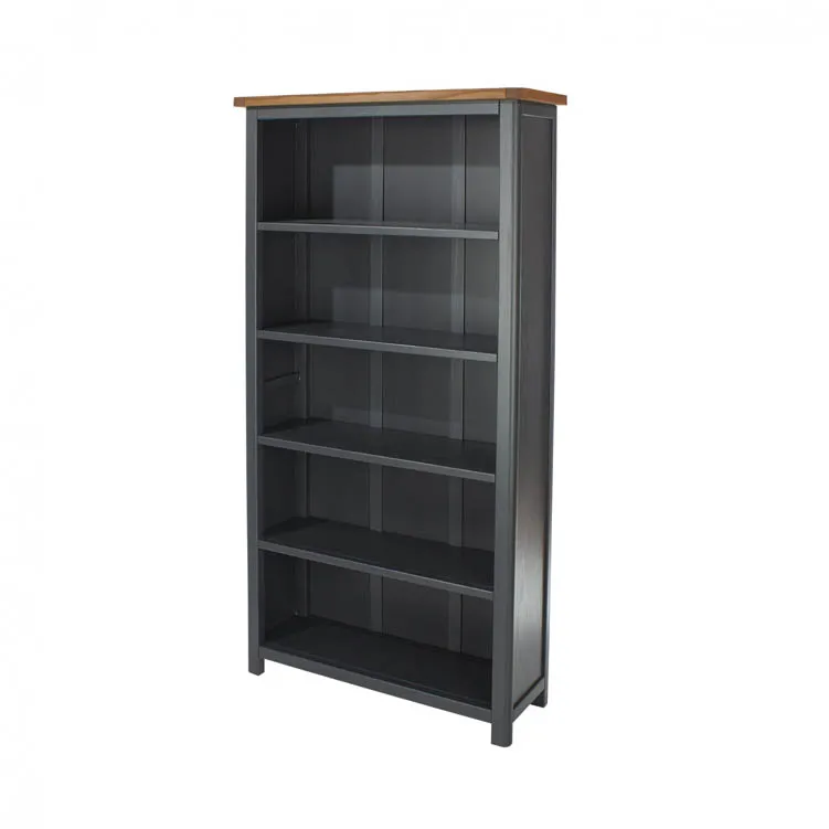 Core Products Core Dunkeld Midnight Blue and Oak Tall Bookcase