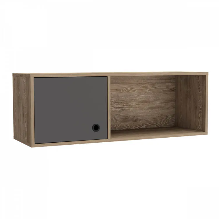 Core Products Core Vegas Oak and Grey Wall Storage Unit