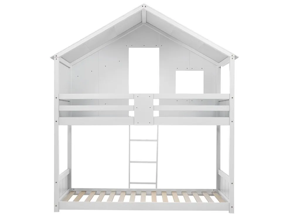 Birlea Furniture & Beds Birlea Safari 3ft White Wooden Bunk Bed Frame