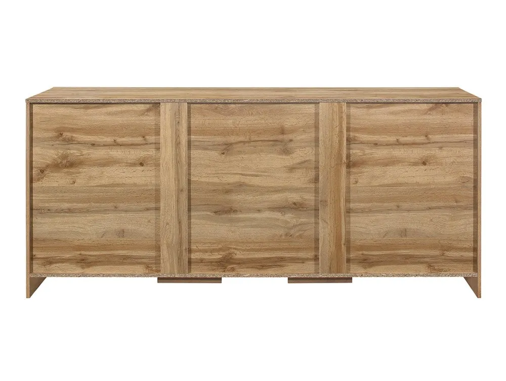 Birlea Furniture & Beds Birlea Compton Oak 2 Door 3 Drawer Sideboard