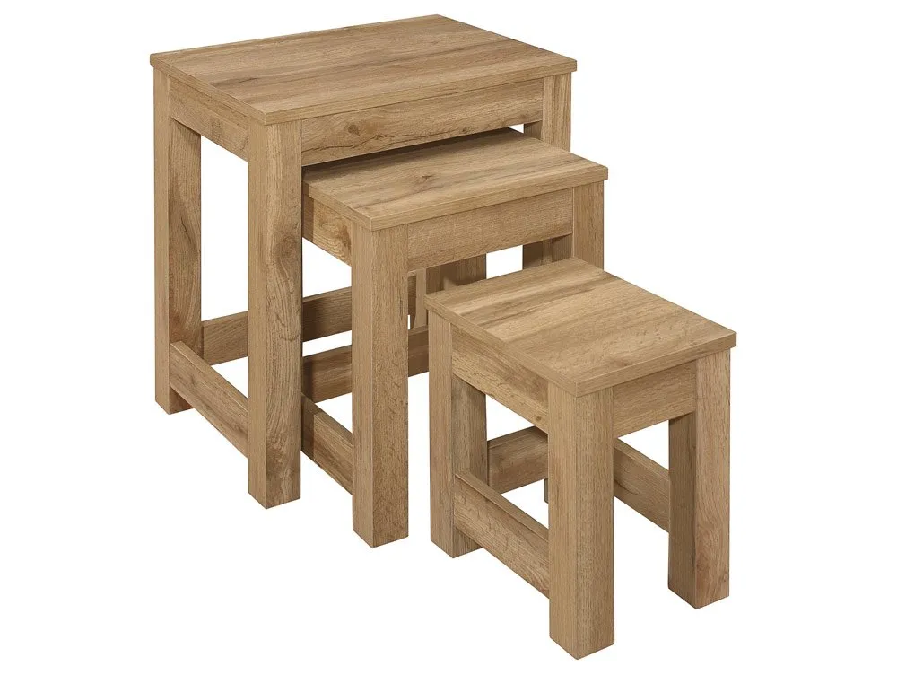 Birlea Furniture & Beds Birlea Compton Oak Nest of Tables