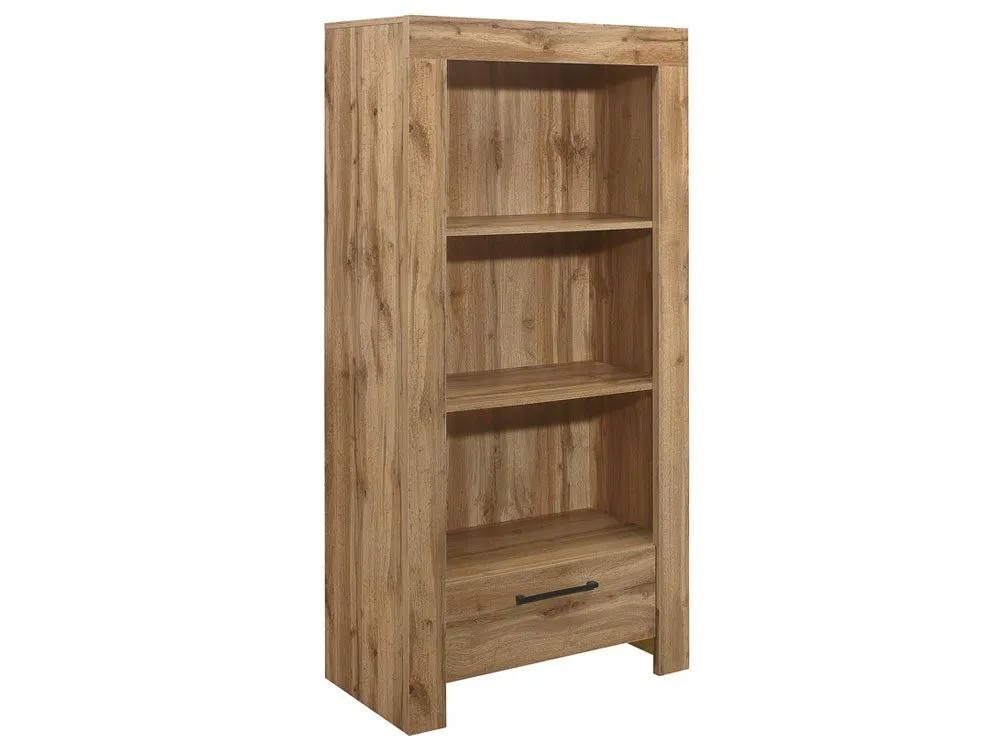 Birlea Furniture & Beds Birlea Compton Oak 1 Drawer Bookcase