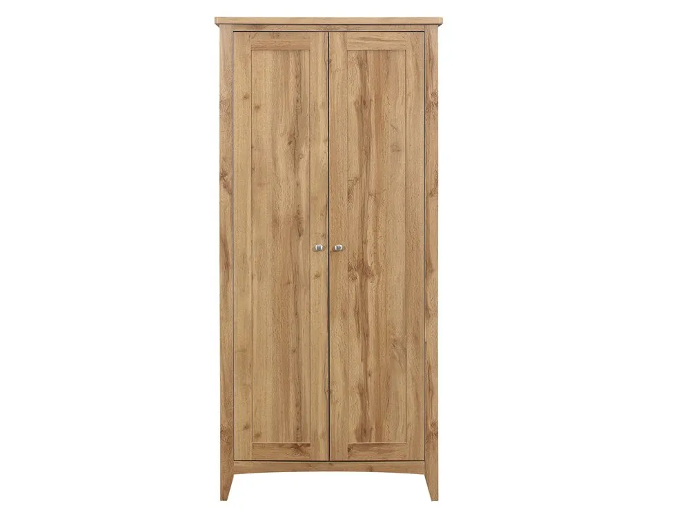 Birlea Furniture & Beds Birlea Hampstead Oak 2 Door Double Wardrobe