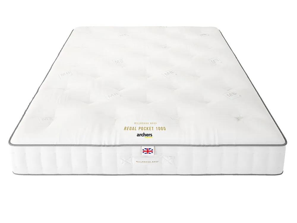 Millbrook Beds Millbrook Regal Pocket 1000 3ft Single Mattress