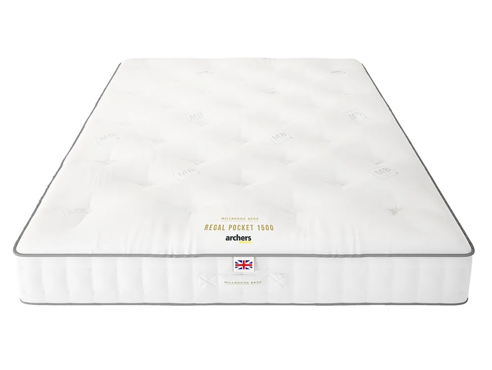 Millbrook Beds Millbrook Regal Pocket 1500 4ft Small Double Mattress