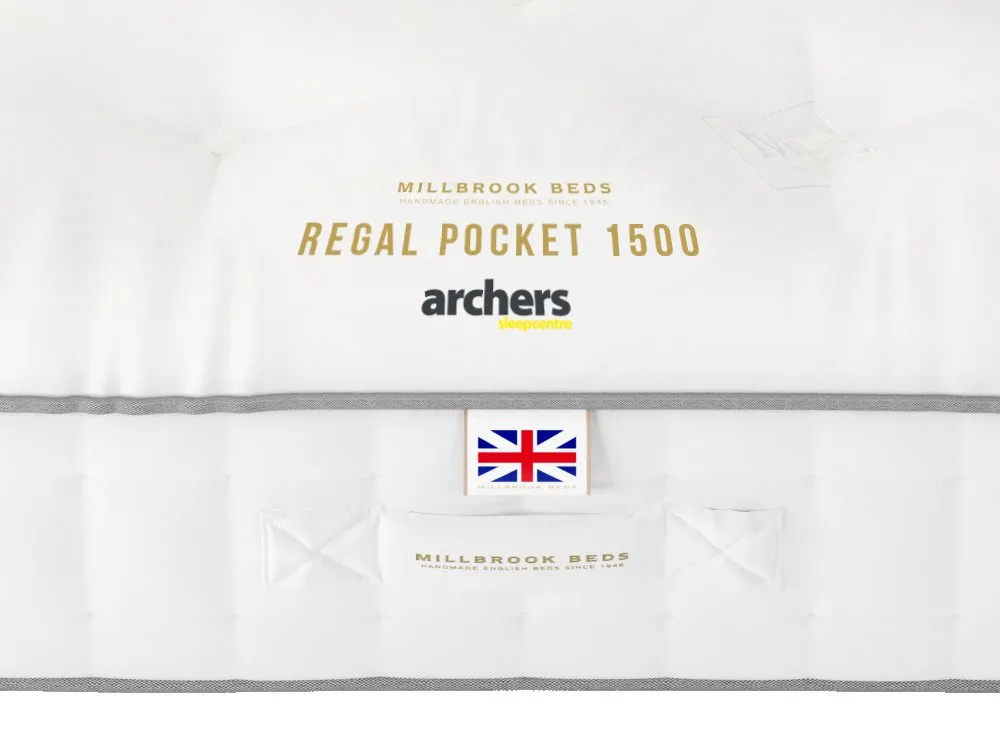 Millbrook Beds Millbrook Regal Pocket 1500 3ft Single Mattress