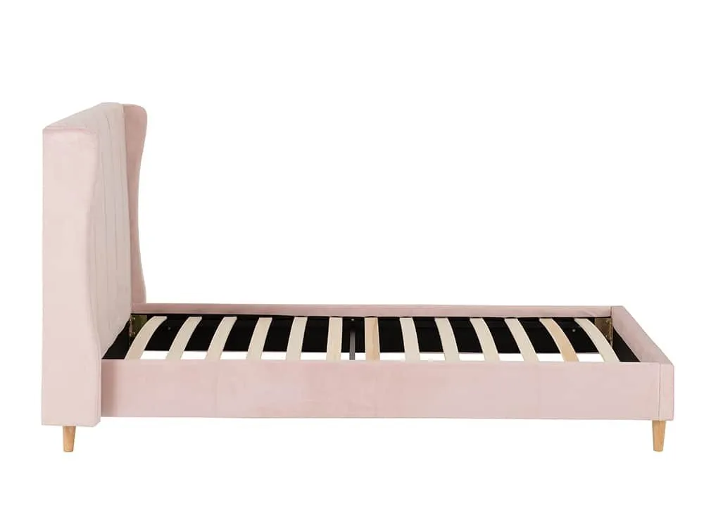 Seconique Seconique Amelia 3ft Single Pink Fabric Bed Frame