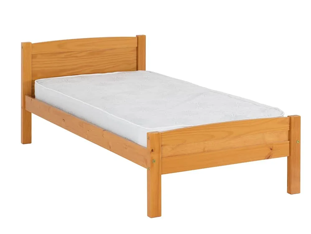 Seconique Seconique Amber 3ft Single Antique Pine Wooden Bed Frame